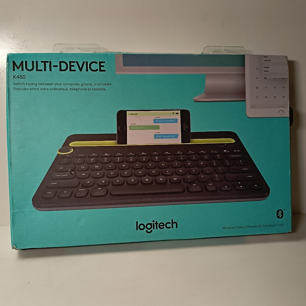 Logitech Multi-Device K480 Bluetooth Keyboard - Black